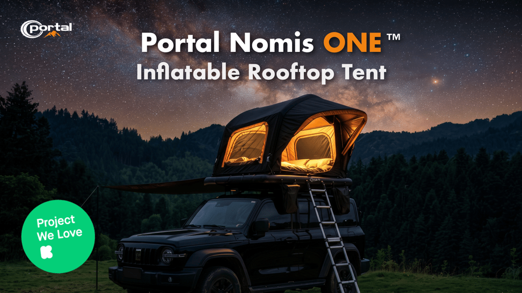 Inside the Portal Nomis ONE: The 46lb Inflatable Rooftop Tent