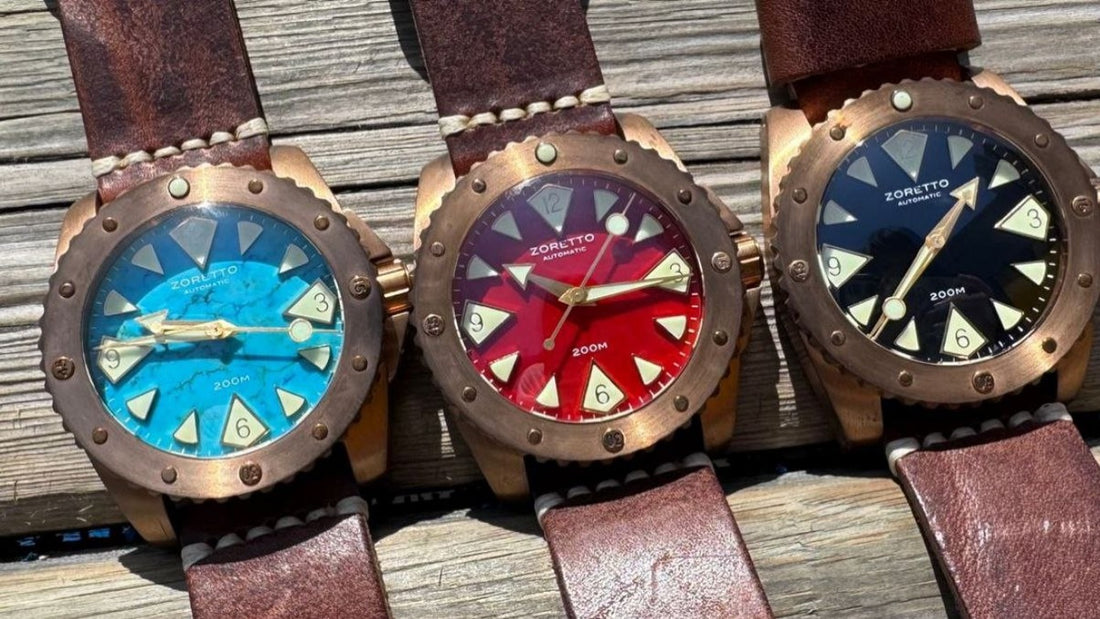 Inside the Indy Bronze Diver: Benarus's Stone Dial Automatic Watch