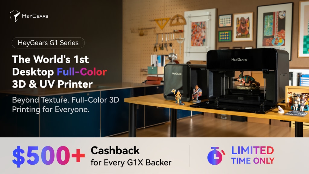 Inside the HeyGears G1: Full-Color 3D Meets Desktop UV Printing