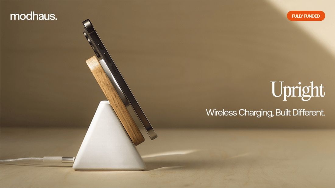 Inside the Modhaus Upright: A 25W Wireless Charger Built Differently