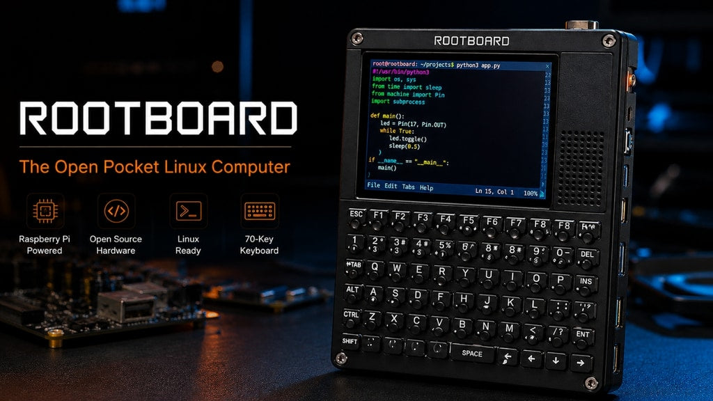 Inside the RootBoard: An Open Pocket Linux Computer for Makers
