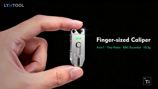 Inside the LYMTOOL: A 6-in-1 Titanium Caliper for Your Keychain