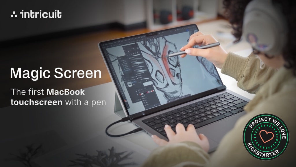 Inside Magic Screen: A Snap-On Touchscreen for Your MacBook