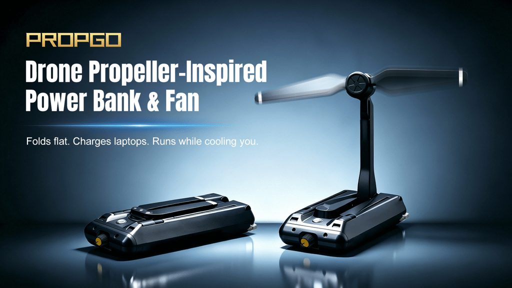 Inside the PropGo: A Fan and 45W Power Bank in One Gadget