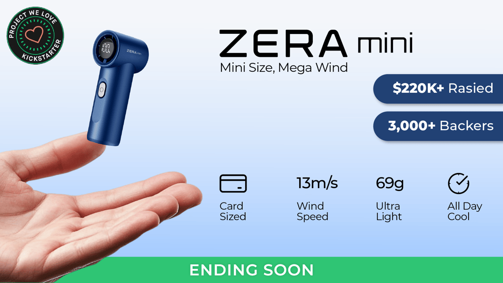 Inside the ZERA mini: A Cooling Fan That Fits in Your Wallet?