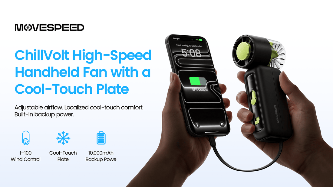 Inside the MOVESPEED: A 10,000mAh Power Bank Fan Hybrid