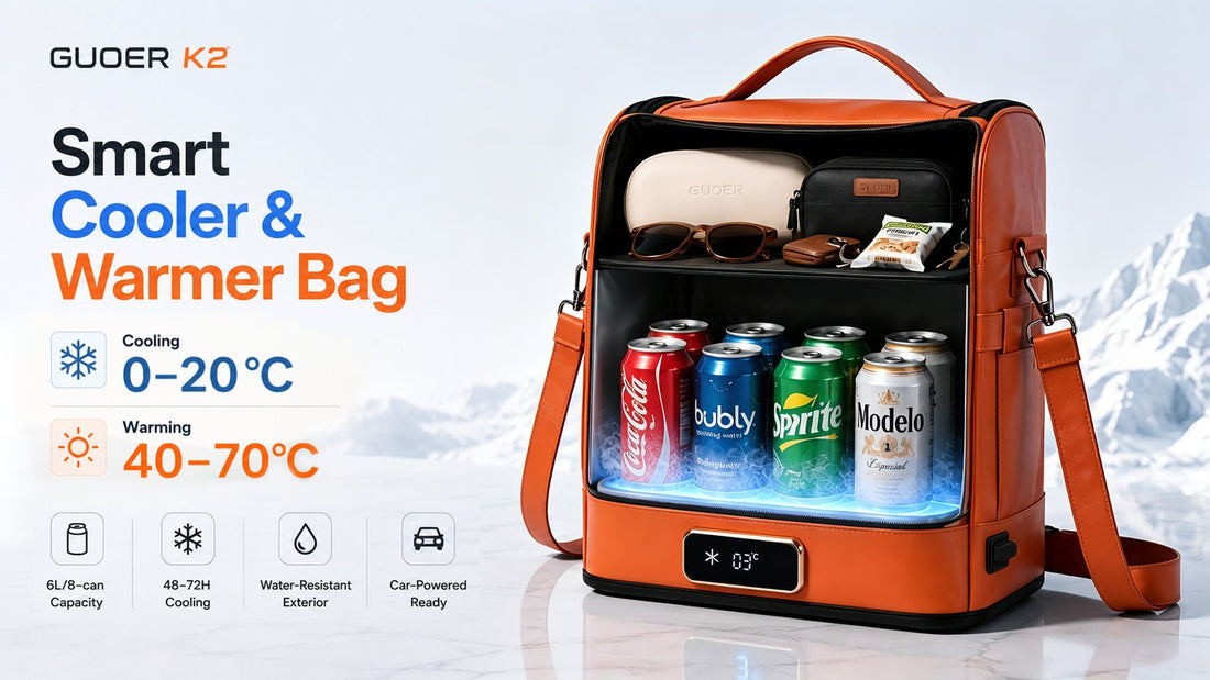 Inside the GUOER K2: The Smart Bag That Actively Cools and Warms