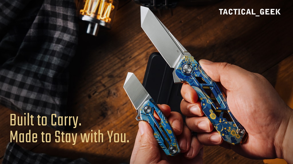 Inside the TacticalGeek VX2: M390 Steel Meets Starry Ti Artistry