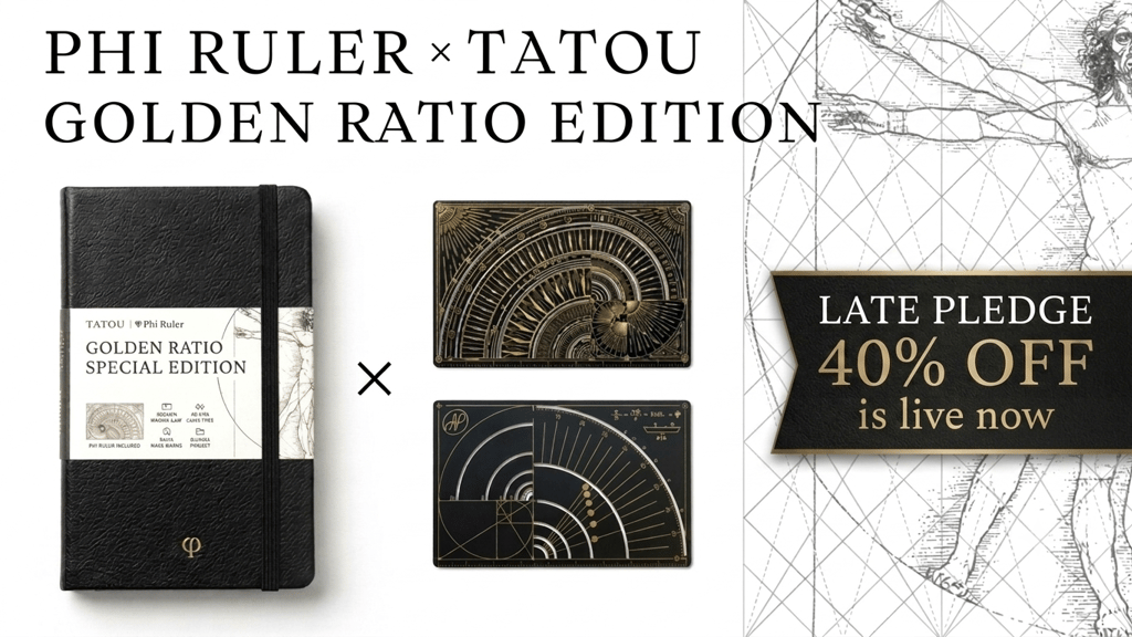 Phi Ruler x TATOU Kit: A Deep Dive Into Golden Ratio Sketching