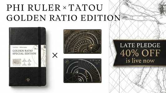 Phi Ruler x TATOU Kit: A Deep Dive Into Golden Ratio Sketching