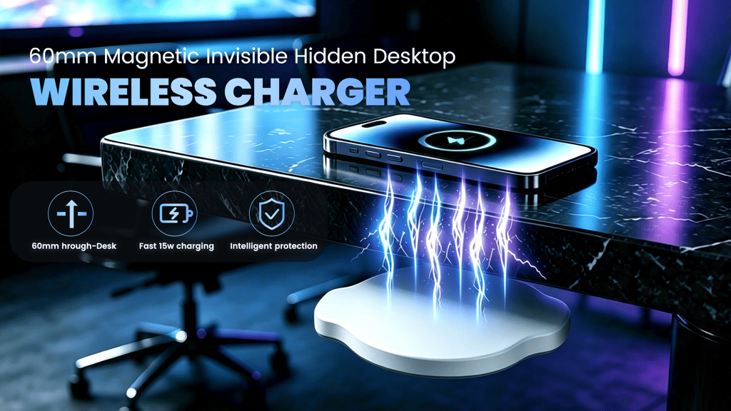 Inside the LYVOR: A 60mm Invisible Charger for Any Desk