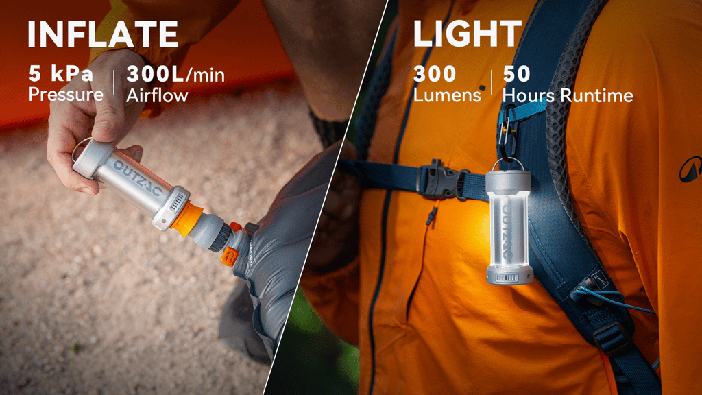 Inside the OUTZAC BEAM PUMP: A 78g Lantern and Air Pump Combo