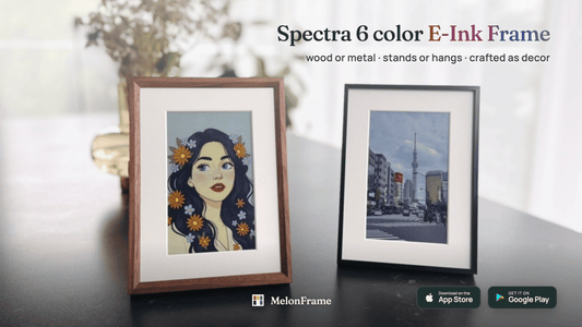 Inside the MelonFrame: A Color E Ink Frame That Acts Like Decor