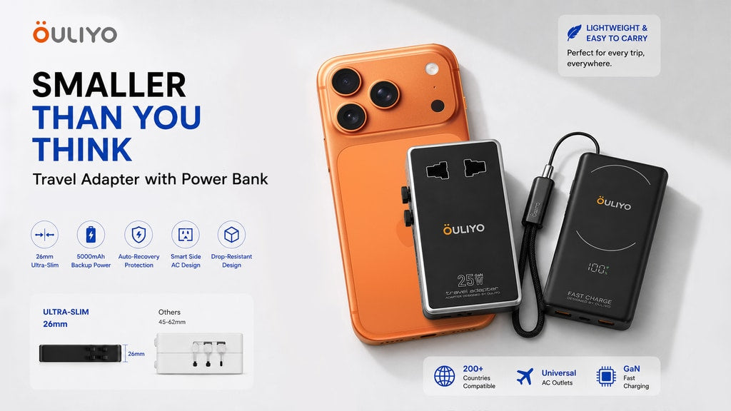 Inside the OULIYO Adapter: The Modular Travel Charging System