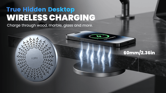 Inside VORO: How It Wirelessly Charges Through a 60mm Desk