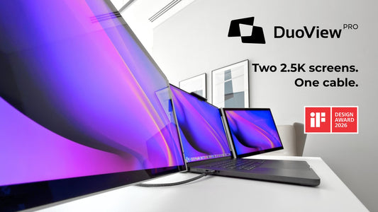 Inside DuoView Pro: A Dual 16" 2.5K Portable Monitor Setup
