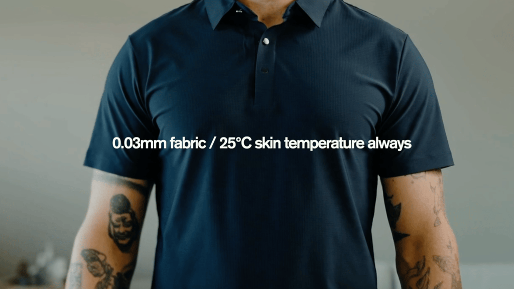 Inside the Airvex Polo: A Fabric That Holds a 25°C Microclimate
