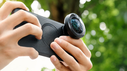 Official Kickstarter video cover for the APEXEL 210 fisheye lens