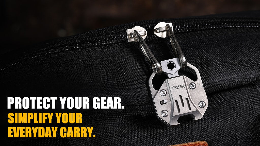 Inside the TIKZER-YD D-Lock: A Titanium Multi-Tool for Your Zippers