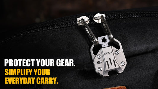 Inside the TIKZER-YD D-Lock: A Titanium Multi-Tool for Your Zippers
