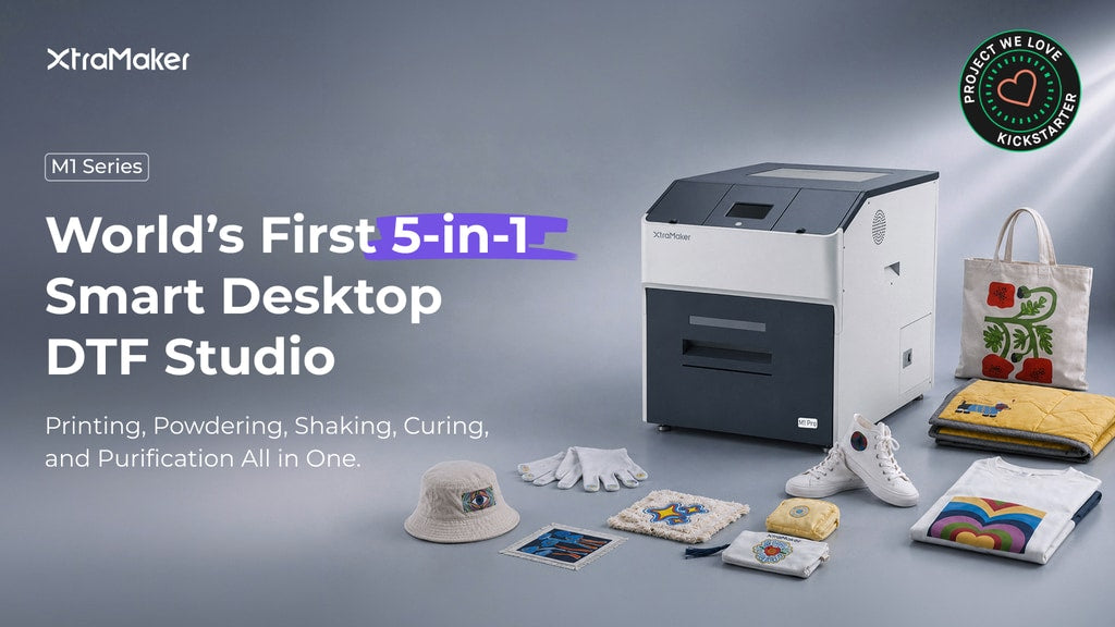 XtraMaker M1 In-Depth: A 5-in-1 DTF Print Studio for Creators
