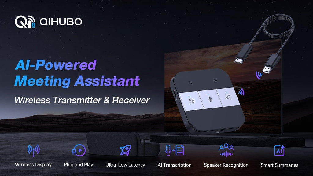 Inside the QIHUBO X1: AI Meeting Hub Meets Wireless Display