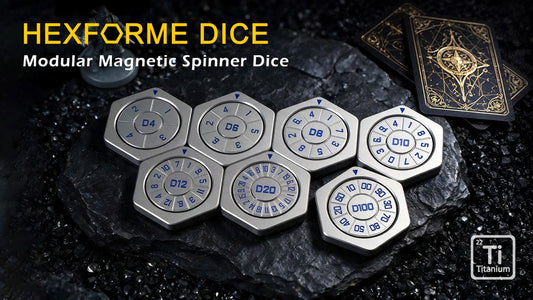 Official Kickstarter video cover for HEXFORME modular magnetic dice