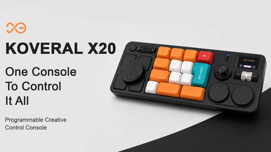 Official Kickstarter video cover for the KOVERAL X20 workflow controller