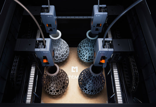 LightMake L4 — Four-head color 3D printer official campaign imagery