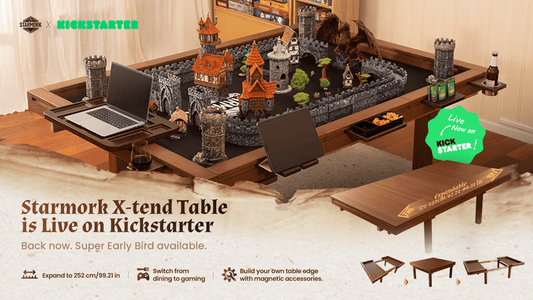 Official Kickstarter video cover for the Starmork X-tend Table