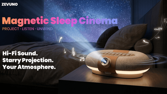 Official Kickstarter campaign video cover for ZEVUNO magnetic sleep cinema