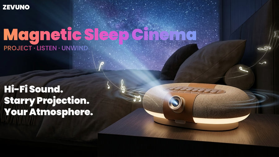 ZEVUNO: Magnetic Sleep Cinema with Hi-Fi Sound