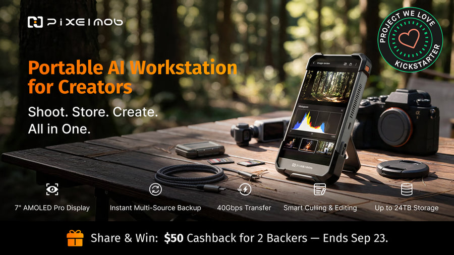 PixelMob: Portable-AI-Workstation-for-Creators