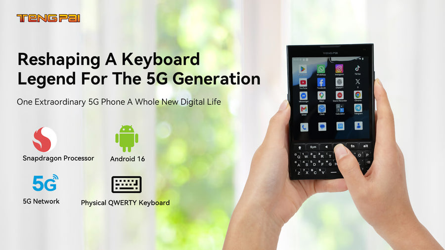 TENGPAI H1: 5G Keyboard Phone Designed For Focus