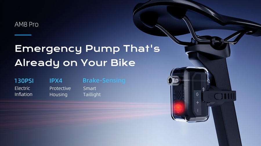 A Palm-Sized 130 PSI Bike Pump Hidden in Your Tail Light